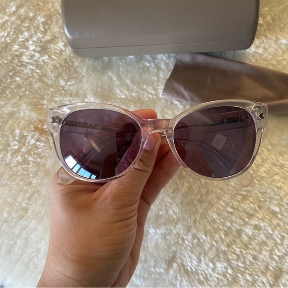 BCBGMaxAzria B878 Clear Sunglasses with Case main image 7